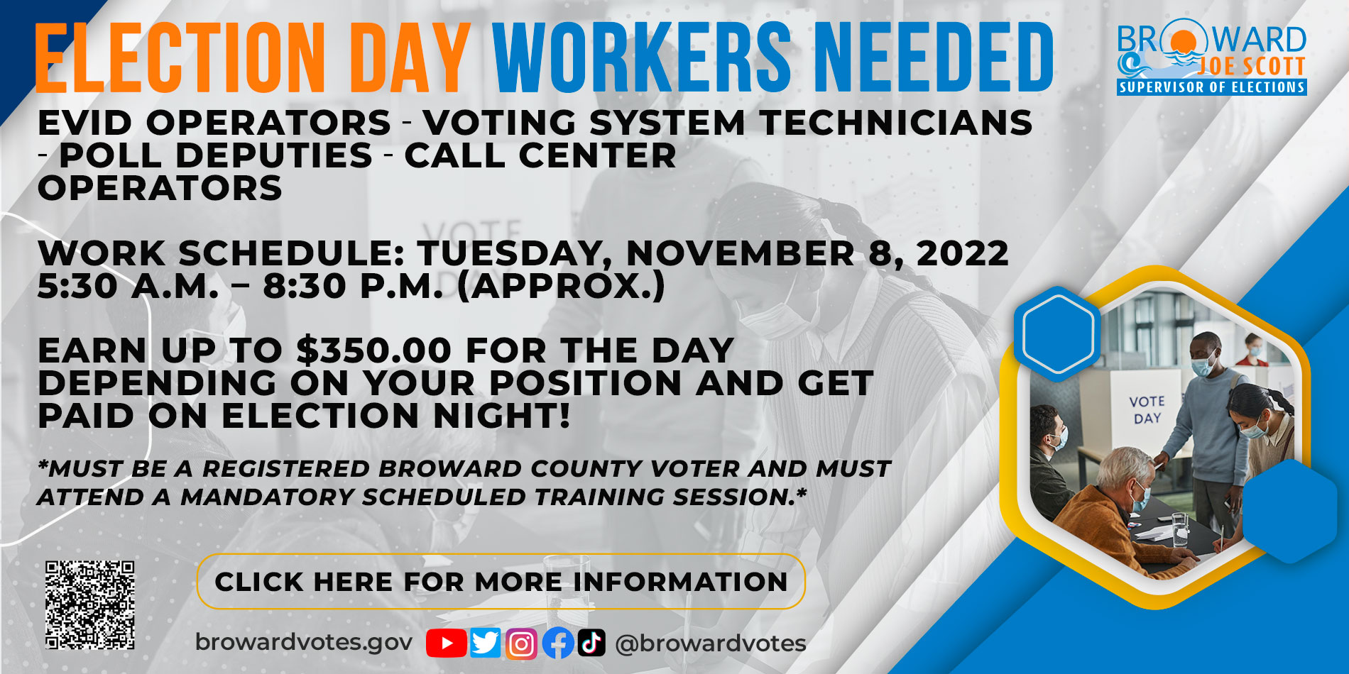 Become an Election Day Worker
